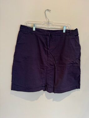 Per Se Women’s Navy Blue Shorts Size 16